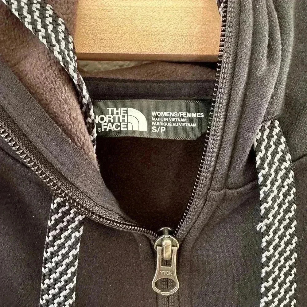The North Face Black Hoodie Zip Jacket Women's Size S - Picture 4 of 4